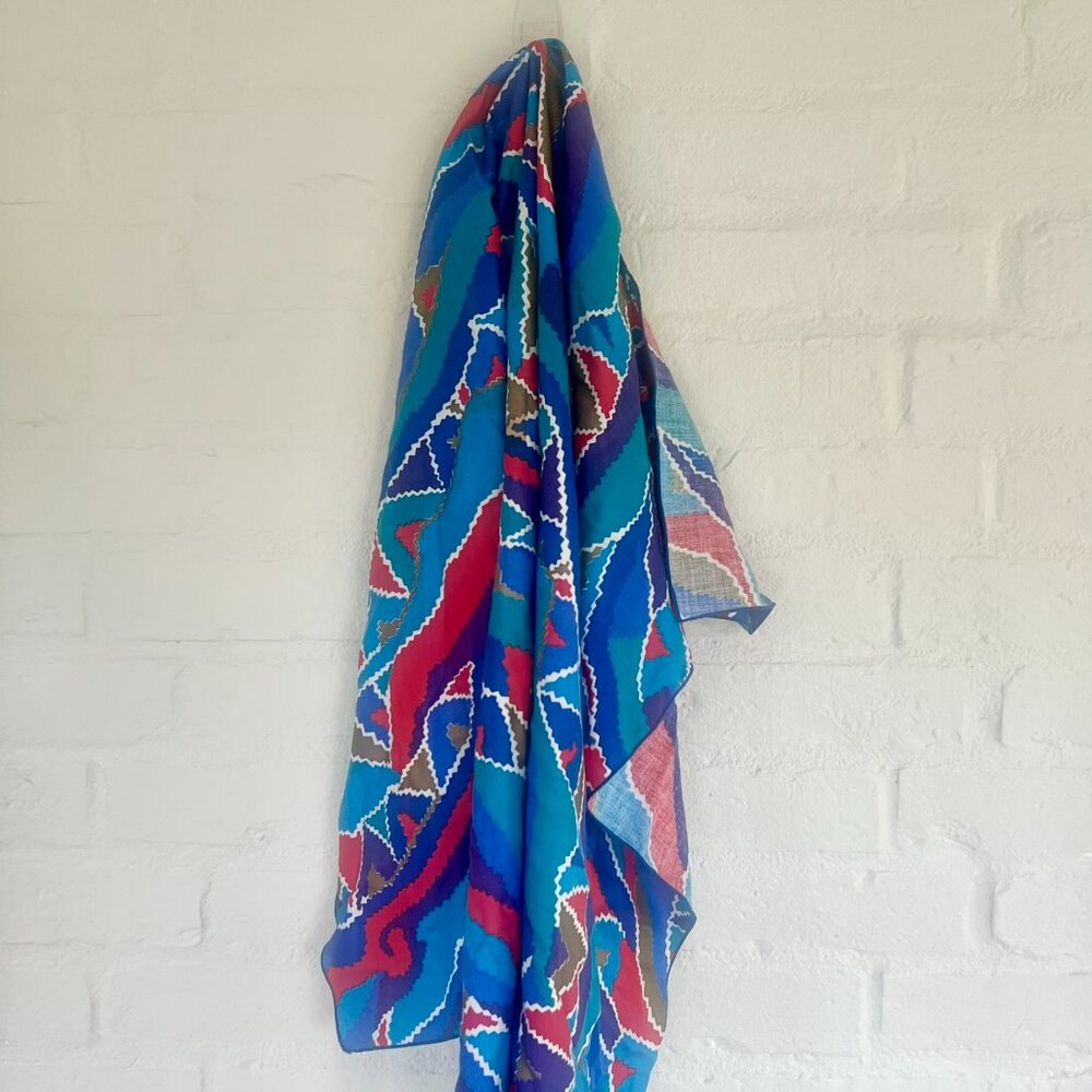 Vintage Estee Lauder Scarf, Shawl, Southwestern Pattern